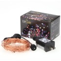 Tomshine 10M/33FT 100LEDs Starry Copper Wire String Extra Thin Bendable Flexible Multicolored Flashing Light Strip Christmas Hol