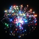 Tomshine 10M/33FT 100LEDs Starry Copper Wire String Extra Thin Bendable Flexible Multicolored Flashing Light Strip Christmas Hol