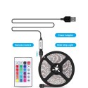 LED Strip Lights 3.28ft. RGB Waterproof Tape Lights with IR Remote Control 16 Colors 4 Modes 5050 Color Changing LED Lights for 