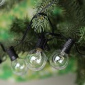 110V 25FT Incandescent Light String Strip 25 Bulbs 125W Christmas Holiday Wedding Decorations Warm White Green / Black / White W