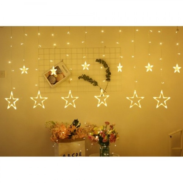 Led String Lights Home Bedroom Window Curtain Christmas Party Wedding Festival Decorative String Lamp