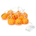 1.5m Halloween 10 LEDs Pumpkin String Lights Lovely Mini Lantern Lamp Home Party Christmas Decors