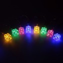 2.1M 20 LED Multi Color Ice Block Lamp Fairy String Light for Party Wedding Christmas Home Room Outdoor Decoration