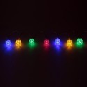 2.1M 20 LED Multi Color Ice Block Lamp Fairy String Light for Party Wedding Christmas Home Room Outdoor Decoration