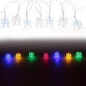 2.1M 20 LED Multi Color Ice Block Lamp Fairy String Light for Party Wedding Christmas Home Room Outdoor Decoration