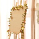 2.2M 25 Lamp Beads Artificial Flowers Vine String Light Constant Bright Warm White Room Decoration