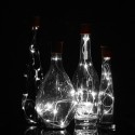 96CM 10LED 3 Modes Silicone Cap Fairy Light Bottle Stopper Creative Romantic Copper Wire String Atmosphere Lamp for Home Bar Par