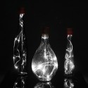 96CM 10LED 3 Modes Silicone Cap Fairy Light Bottle Stopper Creative Romantic Copper Wire String Atmosphere Lamp for Home Bar Par