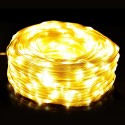 100 LED Rope Lights 33ft 8 Modes Warm Light Changing Waterproof Twinkle Fairy Tube Strip Light