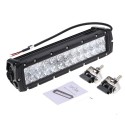 Tomshine 72W 24 LEDs 5040LM DC10-30V Off-road Light Bar IP65 Water-resistant Spot Beam for Jeep SUV Car Truck Tractor Boat Bus D