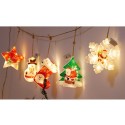 Christmas Pendant Lights Hanging Decorations Luminous Lamp Xmas Decorative Lights for Christmas Tree Decor Home Garden Lawn Pati