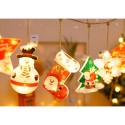 Christmas Pendant Lights Hanging Decorations Luminous Lamp Xmas Decorative Lights for Christmas Tree Decor Home Garden Lawn Pati