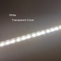 12V Under Cabinet Strip Lights Car LED Interior Strip Light Rigid Hard Bars Tube Transparent Cover, 20cm, 1PC