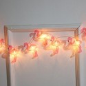 1.5M 10 Lights Pink Flamingo String Light Constant Bright Daily Holiday Party Decorative Fairy Light