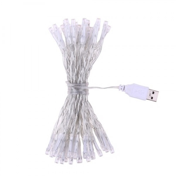 Fairy Lamp USB 50LEDs Ball String Light Decorative Lights for Christmas Wedding Home