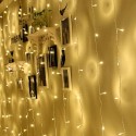 1 kit 4.0M 40 Lights USB String Light + 40Pcs Random Color Wooden Clips DIY Photo Clip Room Decoration