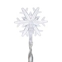 0.6W 1.5M 10 LEDs Snowflake String Light