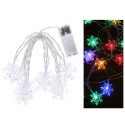 0.6W 1.5M 10 LEDs Snowflake String Light