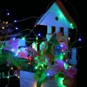 1.2W 2M/6.6Ft 20 LEDs Solar Powered Energy Copper Wire Fairy String Light