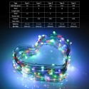 1.2W 2M/6.6Ft 20 LEDs Solar Powered Energy Copper Wire Fairy String Light