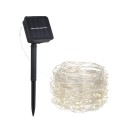 1.2W 2M/6.6Ft 20 LEDs Solar Powered Energy Copper Wire Fairy String Light (White)