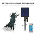 23ft/50leds LED Solar String Lights