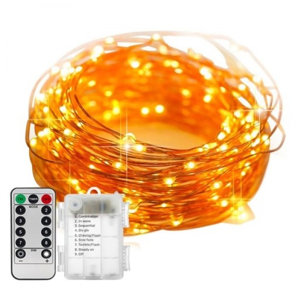 10M/32.8ft 100 LEDs Fairy Lights Copper Wire Lamp Christmas String Light