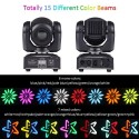 Tomshine AC 100-240V 30W Mini Moving Heads Stage Light 8 Gobos &amp; Totally 15 Colors