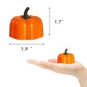 12pcs YK5013 Flameless LED Pumpkin Lantern Candle Light