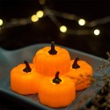 12pcs YK5013 Flameless LED Pumpkin Lantern Candle Light