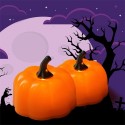 12pcs YK5013 Flameless LED Pumpkin Lantern Candle Light