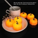 12pcs YK5013 Flameless LED Pumpkin Lantern Candle Light