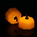 12pcs YK5013 Flameless LED Pumpkin Lantern Candle Light