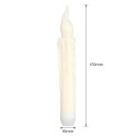 Led Long Electronic Candles Creative Simulation Tears Remote Control Candlelight Wedding Religious Candles