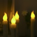 Led Long Electronic Candles Creative Simulation Tears Remote Control Candlelight Wedding Religious Candles