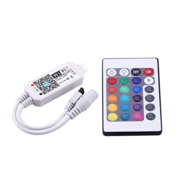 DC5-28V 192W(Max.) Mini RGBW WIFI Intelligent Controller with Remote Control