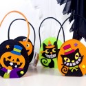 Hot Halloween Candy Bag Candy Fabric Felt Storage Basket Pumpkin Cat Gift Basket Kids Trick or Treat Handbag Decor Prop