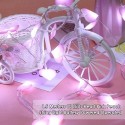 Heart Purple Peach String Light Batter-y Powered Operated Twistable Bendable Foldable IP44 Water Resistance for Christmas Xmas F