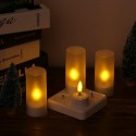 4 PCS Rechargeable Flameless Candles