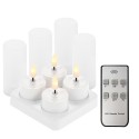 4 PCS Rechargeable Flameless Candles