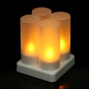 4 PCS Rechargeable Flameless Candles