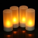 4 PCS Rechargeable Flameless Candles