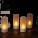 4 PCS Rechargeable Flameless Candles