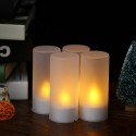 4 PCS Rechargeable Flameless Candles