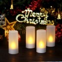 4 PCS Rechargeable Flameless Candles