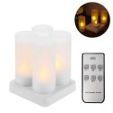 4 PCS Rechargeable Flameless Candles