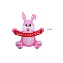 4.92FT LED Easter Waving Rabbit Inflatable Lighted Easter Inflatable