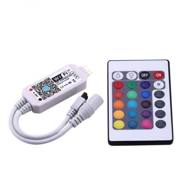 DC5-28V 144W(Max.) RGB WIFI Intelligent Controller with Remote Control