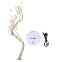 2 Impetus Offer Mode Energy Saving Home Decoration 36 Pearl Bulbs Emulational Tree-Shaped Bonsai Light With Warm White Color