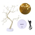 2 Impetus Offer Mode Energy Saving Home Decoration 36 Pearl Bulbs Emulational Tree-Shaped Bonsai Light With Warm White Color